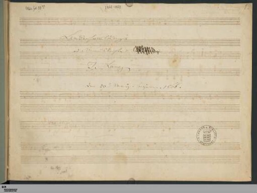 cc: Liedersammlung oder Manuskripte und Skizzen [13 Lieder] - Cod.mus.II.fol.53,cc