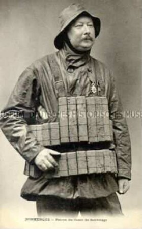 Matrose eines Rettungsbootes, in Dunkerque (Dünkirchen)