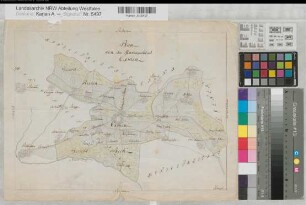 Kamen (Kamen) Municipalität (Ortsplan) 1810 (1 : 35 000) 28,5 x 38,5 kol. Zeichnung Haupt KSA Nr. 159