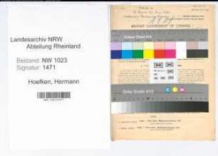 Entnazifizierung Hermann Hoefken , geb. 23.07.1903 (Kaufm.Angest.)