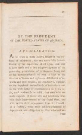 By The President Of The United States Of America. A Proclamation.