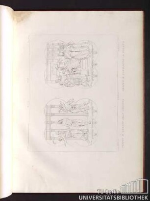 Tav. XVII, Tav. XVIII. Cristo e legato alla colonna. Cristo e Condotto a Pilato.