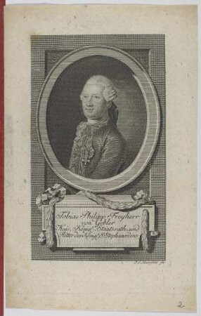 Bildnis des Tobias Philipp von Gebler