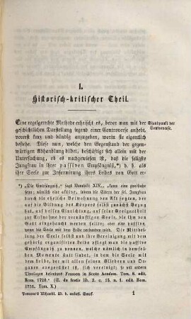 Ist die unbefleckte Empfängniß der seligsten Jungfrau Maria dogmatisch definirbar? : eine theologische Untersuchung