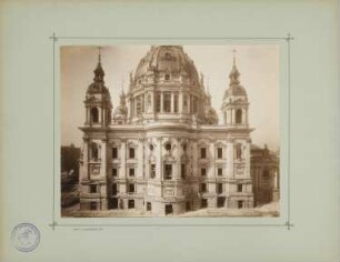 Berliner Dom: Ansicht von Osten (Bauzustand)