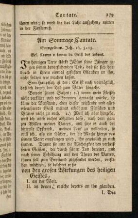 279-287, Am Sonntage Cantate.