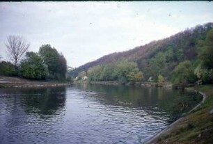 Marbach, Altarm vom Kraftwerk, flussabwärts