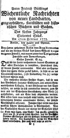 Siebentes Stück