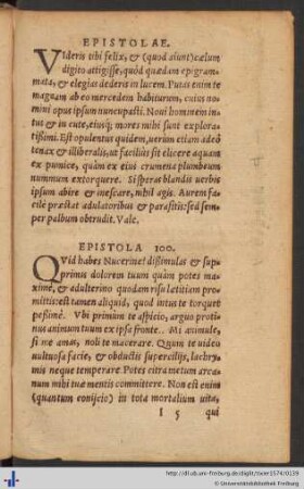 Epistola 100 – Epistola 109