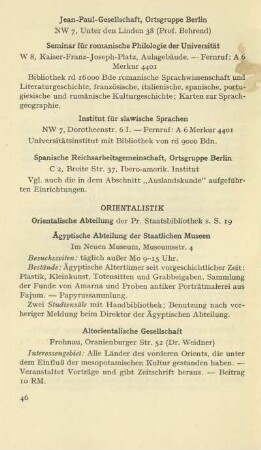 Orientalistik