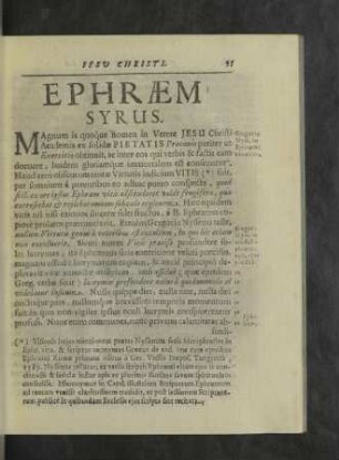 Ephraem Syrus.