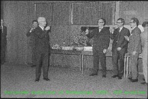 Geburtstagsempfang für Dr. Rudolf Greifeld (administrativer Geschäftsführer der Gesellschaft für Kernforschung (GfK))