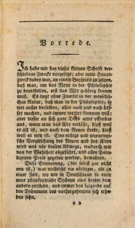 Vergleichung des Kantischen Moralprincips mit dem Leibnitzisch-Wolffischen