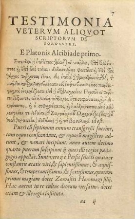 Oracula magica Zoroastris : cum scholiis Plethonis et Pselli nunc primum editi ; e bibliotheca regia