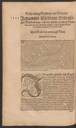 Das Sechs und zwentzigst Buch.