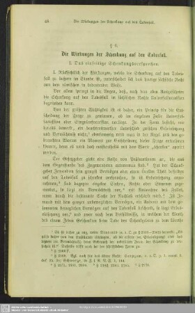 § 6. Die Wirkungen der Schenkung auf den Todesfall