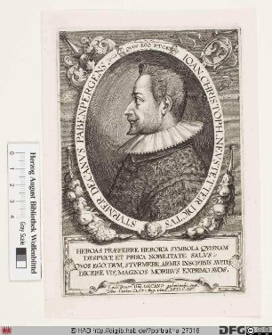 Bildnis Johann Christoph von Neustetter, gen. Stürmer
