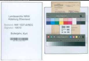 Entnazifizierung Kurt Bullerjahn , geb. 07.08.1904 (Steuerinspektor)