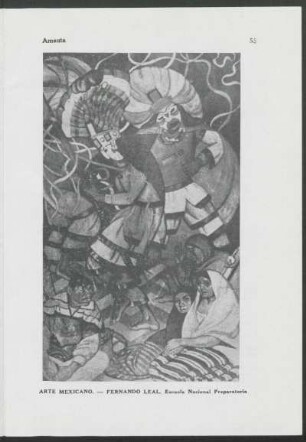 Arte mexicano. - Fernando Leal. Escuela Nacional Preparatoria