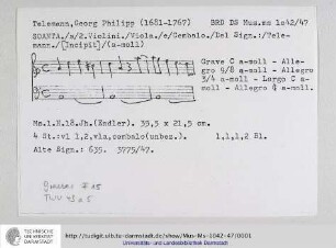 Quartett a-moll
