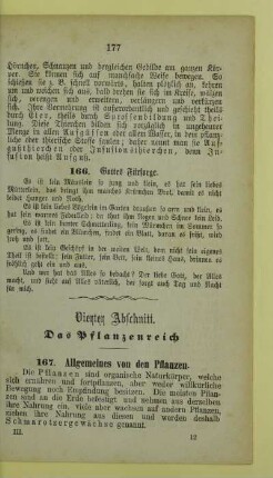 Vierter Abschnitt. Das Pflanzenreich