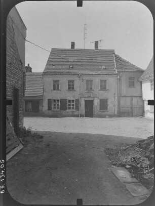 Delitzsch, Badergasse 21. Wohnhaus. Straßenfront
