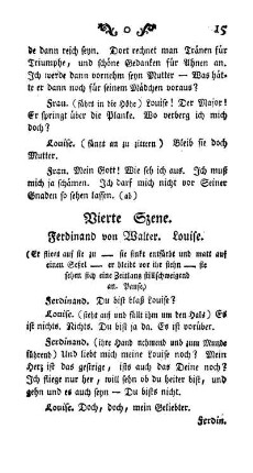 Vierte Szene. Ferdinand von Walter. Louise