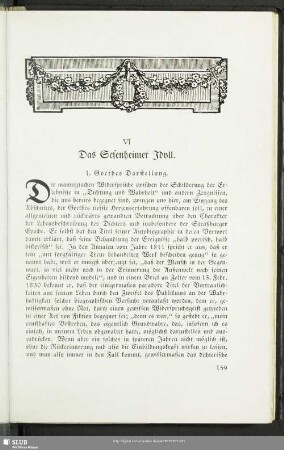 VI. Das Sesenheimer Idyll