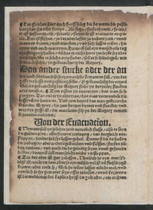 Von der Evacuation.