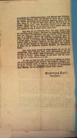 Armee-Befehl : Wien am 6. April 1809
