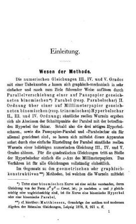 Einleitung. Wesen der Methode.