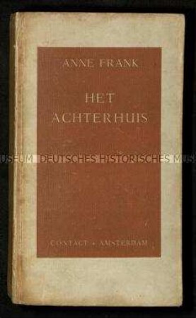 Erstausgabe des Tagebuchs der Anne Frank