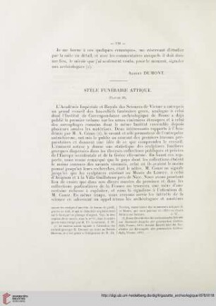Stèle funéraire attique