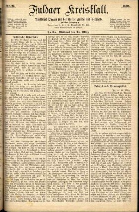 Ausgabe vom Mittwoch, den 24. März 1880.
