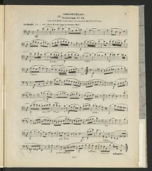 Violoncello. Präludium No. VI.
