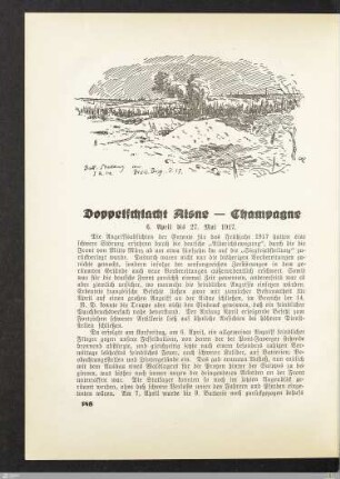 Doppelschlacht Aisne - Champagne