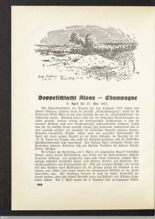 Doppelschlacht Aisne - Champagne