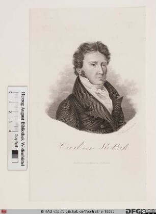 Bildnis Carl Wenzeslaus Rodecker von Rotteck