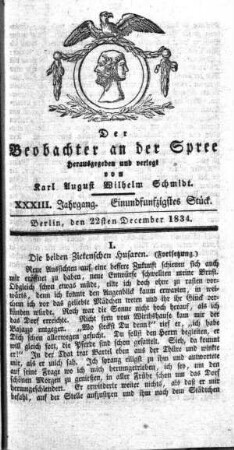 51. Stueck, 22. Dezember 1834