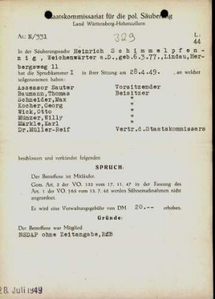 Schimmelpfennig, Heinrich