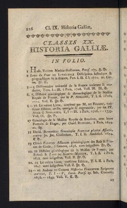226-276, Classis IX: Historia Galliae