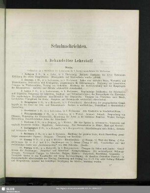 1. Behandelter Lehrstoff