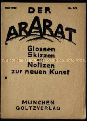 Kunstzeitschrift. 1920