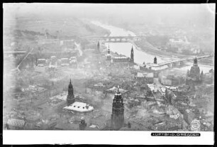Dresden, Altstadt, Luftbild