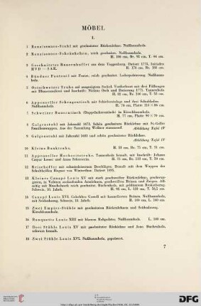Möbel (Nr. 1-220)