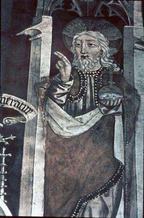 Ecce Homo innerhalb des gemalten Sakramentshäuschens