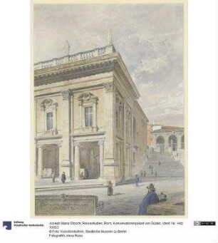 Reisestudien, Rom, Konservatorenpalast von Süden