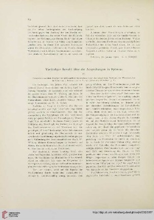 3.1900: Vorläufiger Bericht über die Ausgrabungen in Ephesus