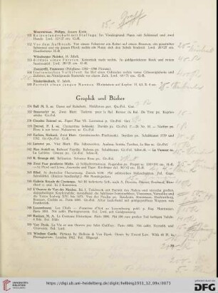 Graphik und Bücher (Nr. 536-551)
