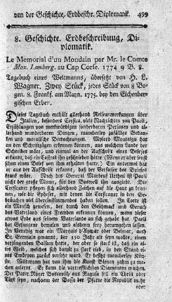 Tagebuch eines Weltmannes. St.1.2.